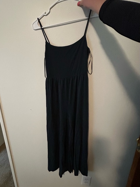 Quince Pants - Quince green/blue Spaghetti Strap Jumpsuit